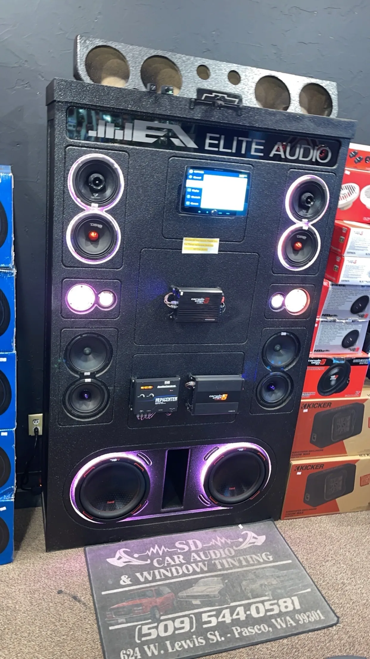 Elite Audio Sound System (Violet LEDs)