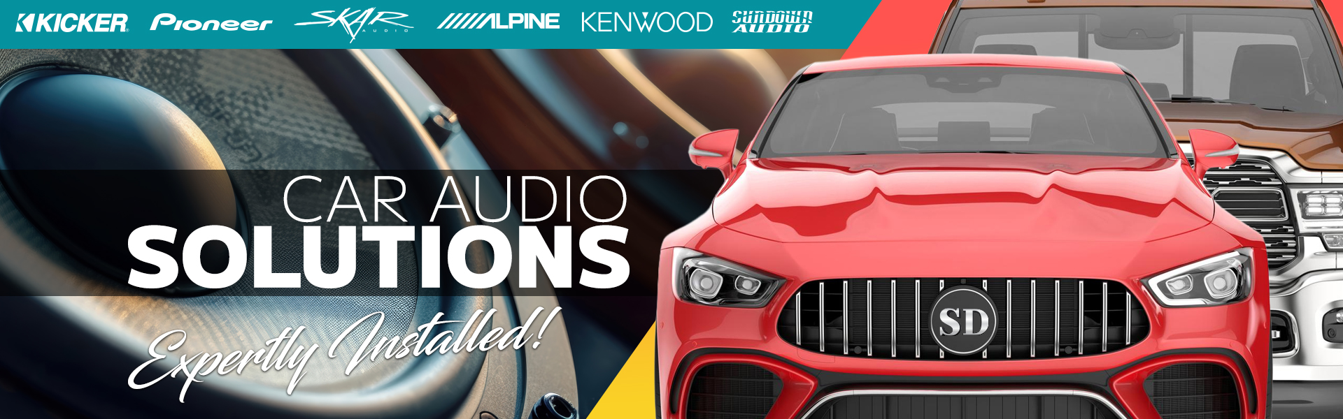 Car audio solutions, expertly installed.